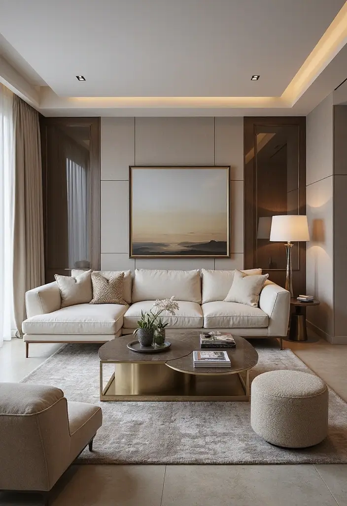 25 Luxury Apartment Decor Ideas That Maximize Elegance - 3. Upscale Home Furnishings