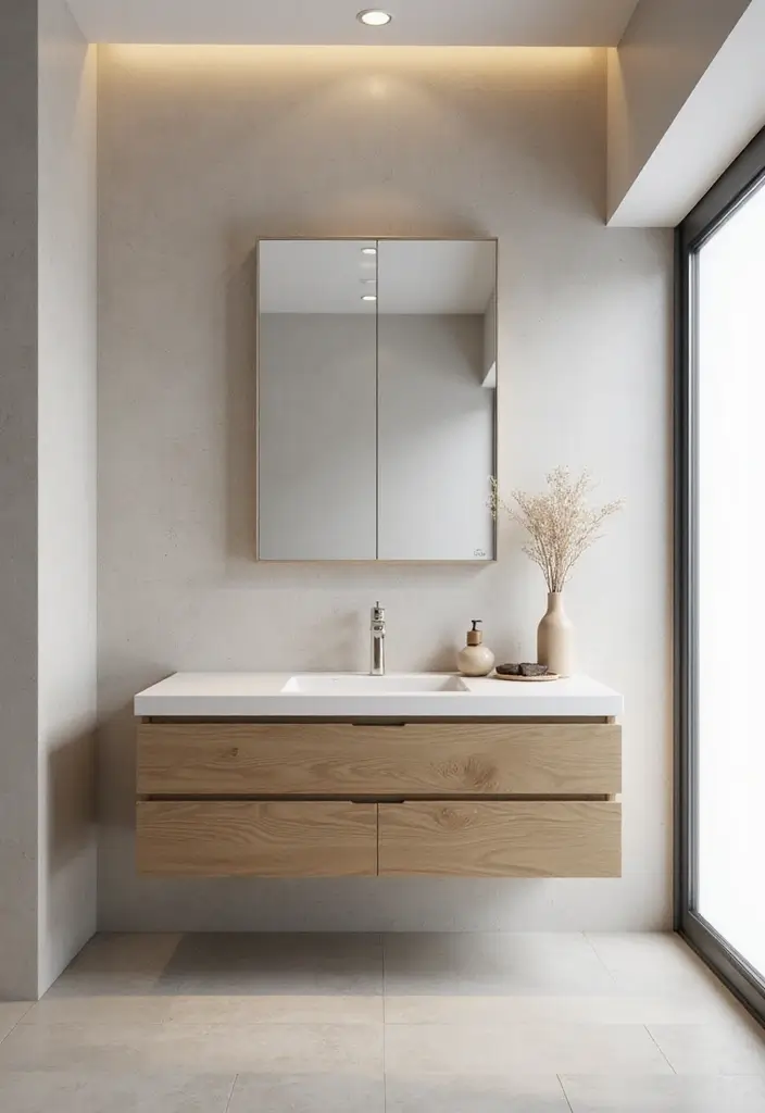 25 Modern Bathroom Decor Ideas for a Chic Refresh - 2. Go for Minimalist Designs