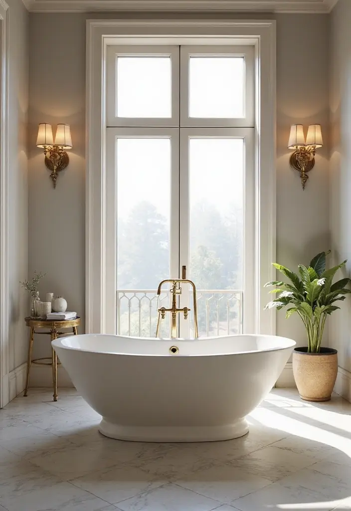 25 Modern Bathroom Decor Ideas for a Chic Refresh - 20. Explore Statement Bathtubs