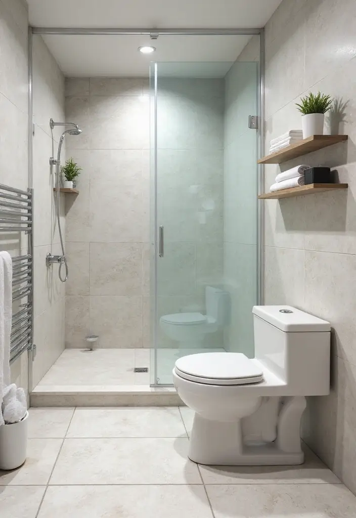 25 Modern Bathroom Decor Ideas for a Chic Refresh - 22. Create Zones for Functionality