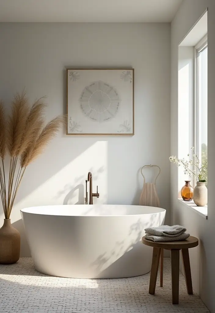 25 Modern Bathroom Decor Ideas for a Chic Refresh - 24. Mindful and Intentional Decor