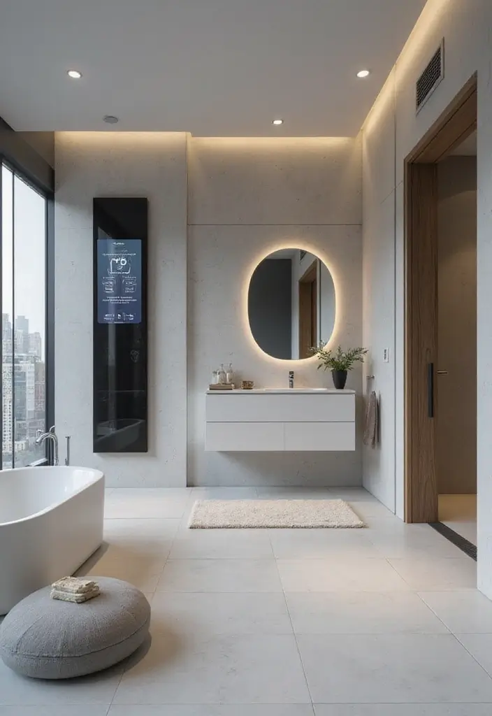 25 Modern Bathroom Decor Ideas for a Chic Refresh - 4. Implement Smart Technology