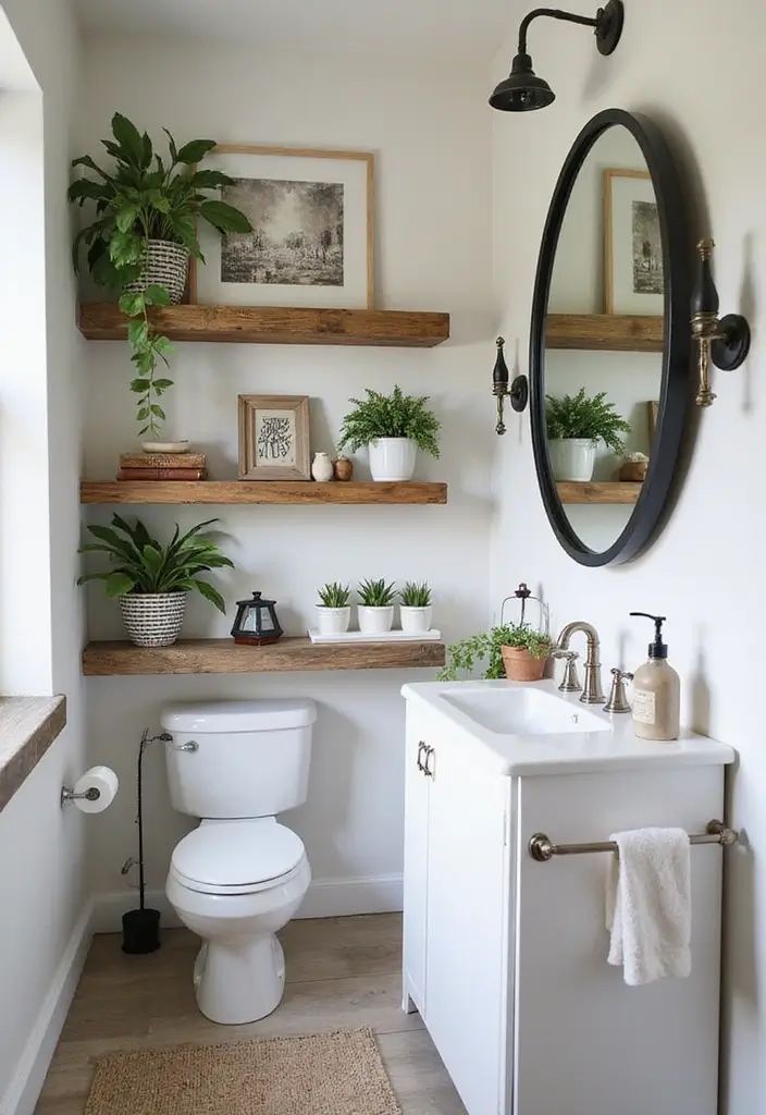 25 Modern Bathroom Decor Ideas for a Chic Refresh - 6. Embrace Open Shelving