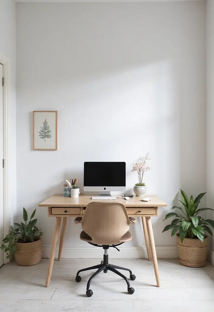 25 Modern Home Office Designs That Boost Productivity - 16. Scandinavian Simplicity