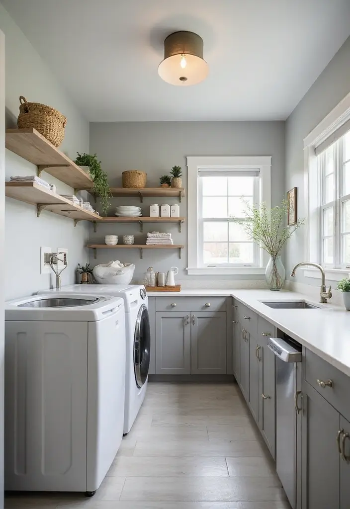 25 Modern Laundry Room Designs That Make Chores Stylish 14 25 Modern Laundry Room Designs That Make Chores Stylish - 14. Customizable Features