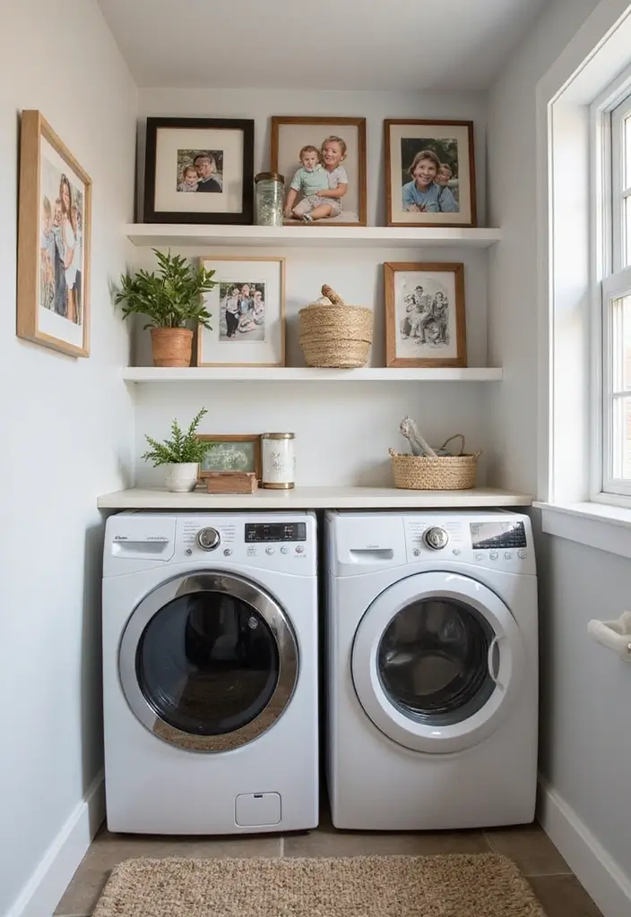 25 Modern Laundry Room Designs That Make Chores Stylish 17 25 Modern Laundry Room Designs That Make Chores Stylish - 17. Personalized Decor
