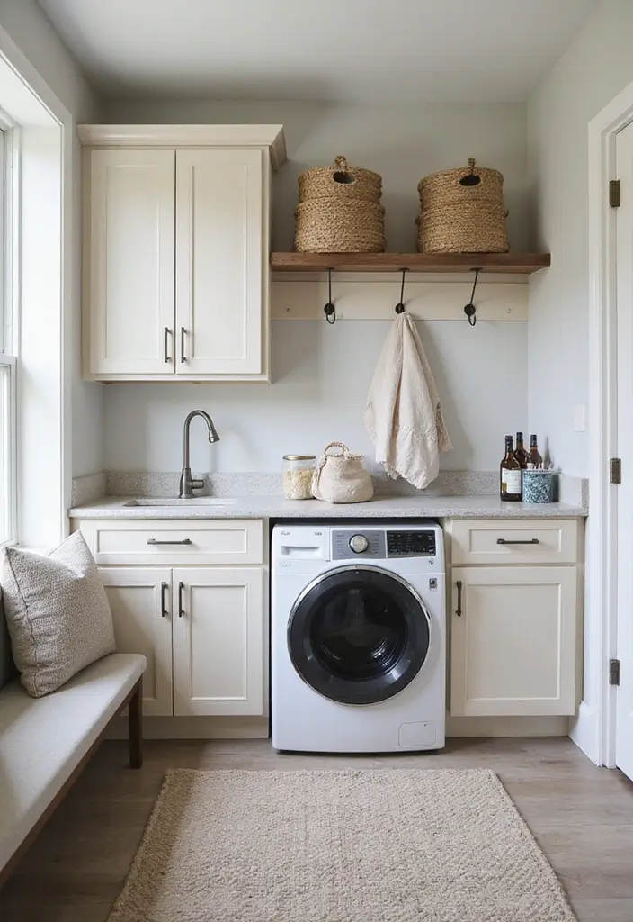 25 Modern Laundry Room Designs That Make Chores Stylish 2 25 Modern Laundry Room Designs That Make Chores Stylish - 2. Dual-Purpose Spaces