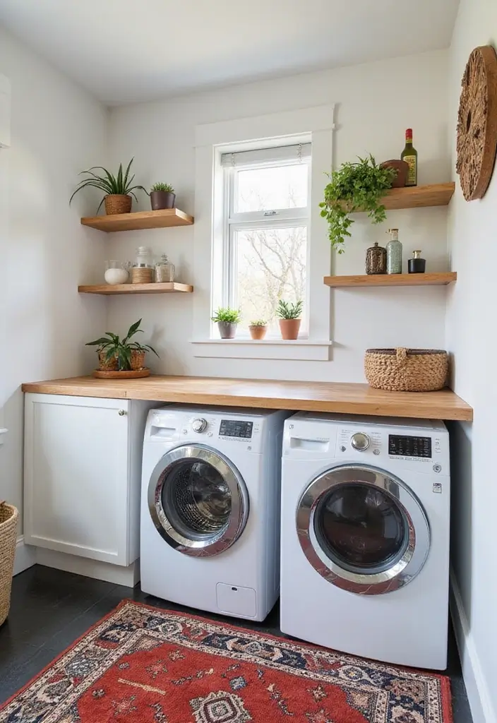 25 Modern Laundry Room Designs That Make Chores Stylish 9 25 Modern Laundry Room Designs That Make Chores Stylish - 9. Stylish Statement Pieces