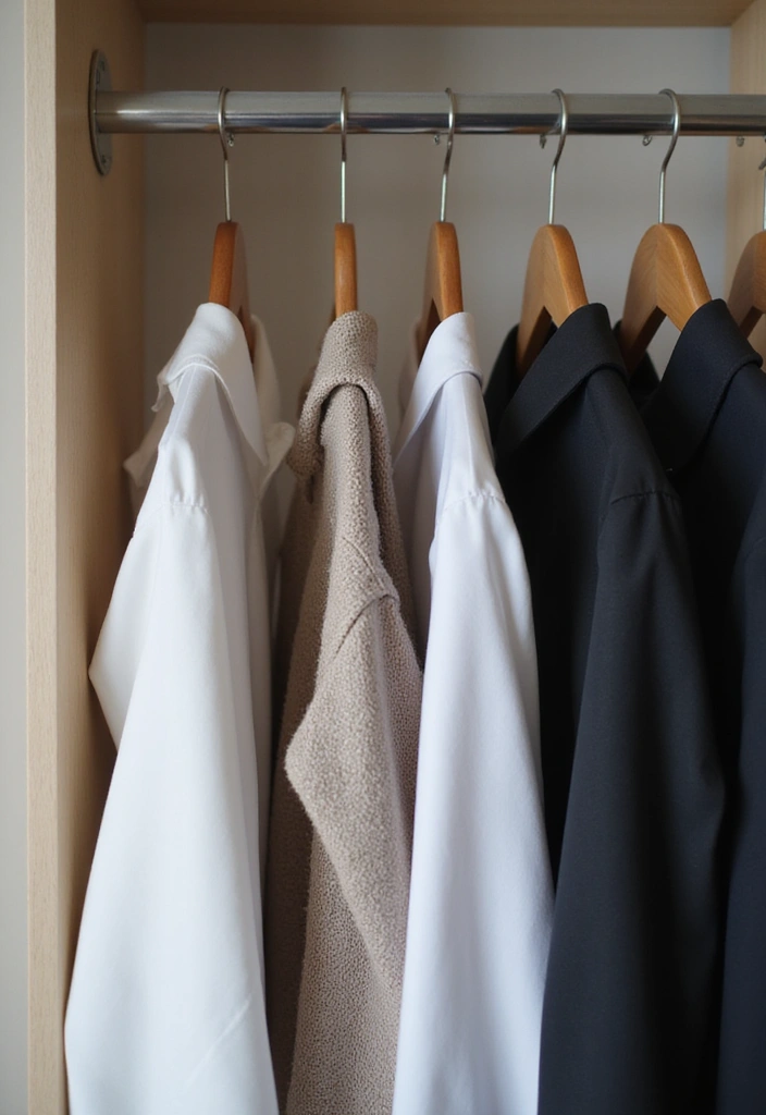 25 Wardrobe Design Modern Styles That Maximize Space 24 25 Wardrobe Design Modern Styles That Maximize Space - 24. Minimalist Hanger Designs