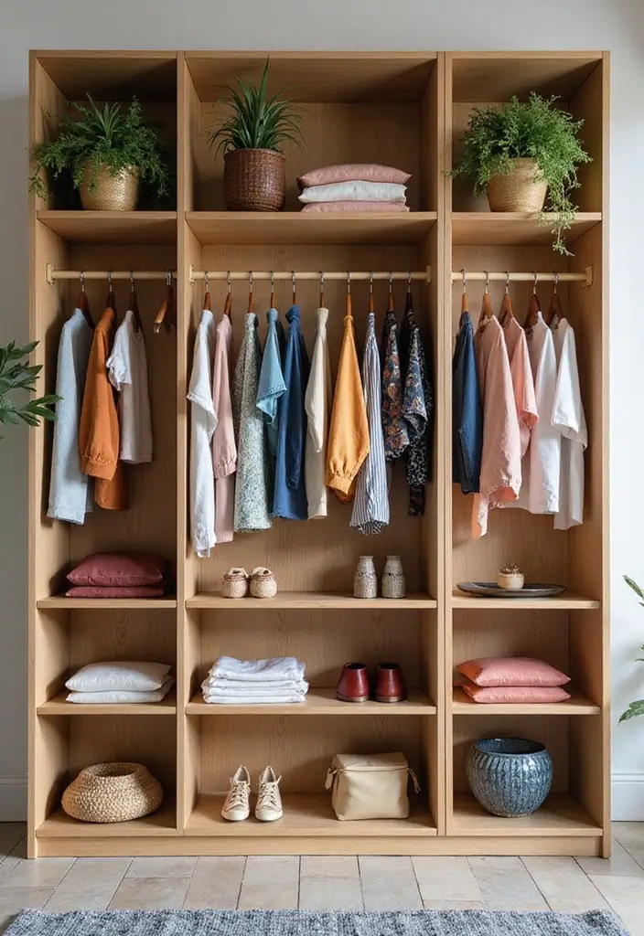 25 Wardrobe Design Modern Styles That Maximize Space 3 25 Wardrobe Design Modern Styles That Maximize Space - 3. Open Shelving Charm