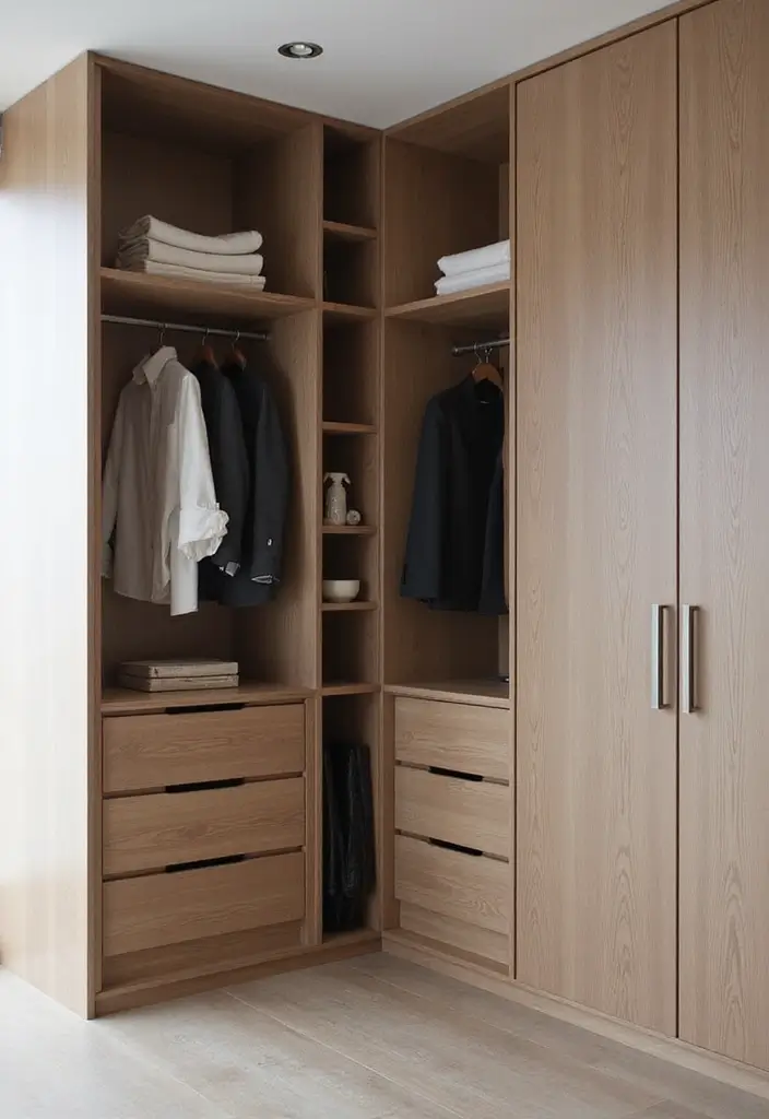 25 Wardrobe Design Modern Styles That Maximize Space 6 25 Wardrobe Design Modern Styles That Maximize Space - 6. Corner Wardrobe Concepts