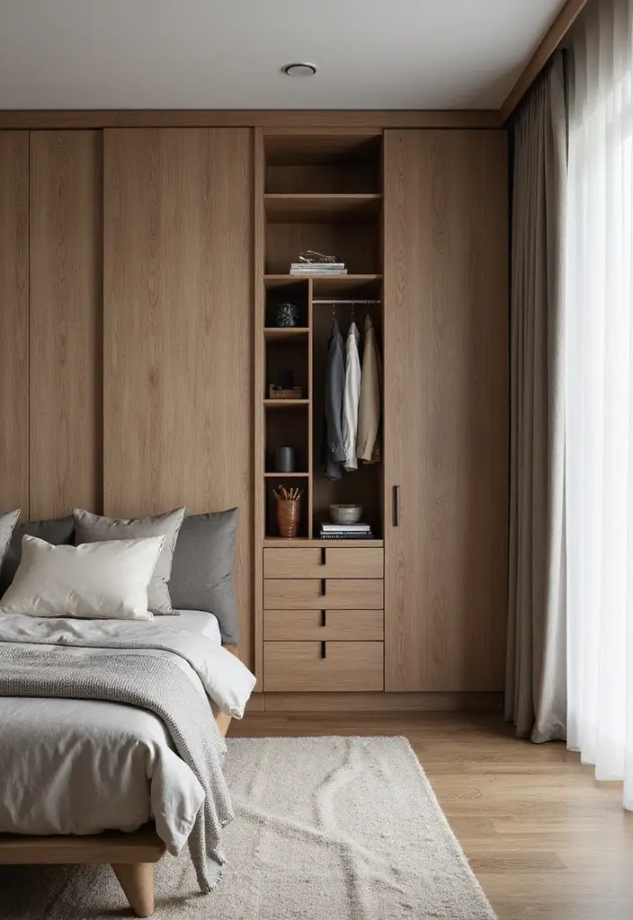 25 Wardrobe Design Modern Styles That Maximize Space 8 25 Wardrobe Design Modern Styles That Maximize Space - 8. Hidden Wardrobe Designs