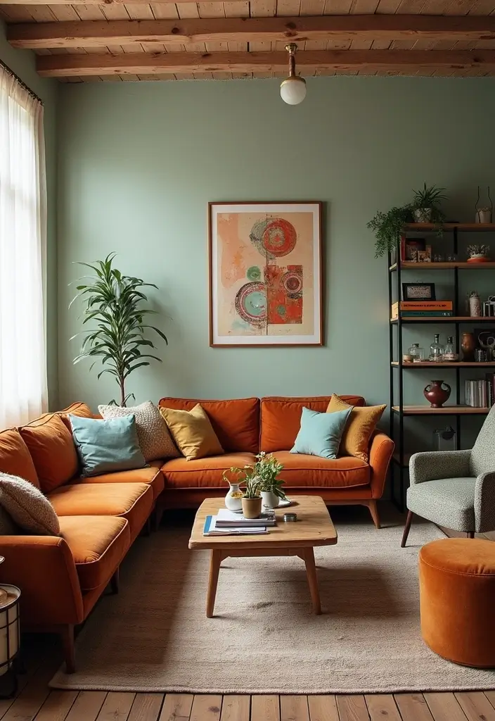 26 Living Room Ideas Modern Style for Effortless Sophistication 10 26 Living Room Ideas Modern Style for Effortless Sophistication - 10. Vintage Finds