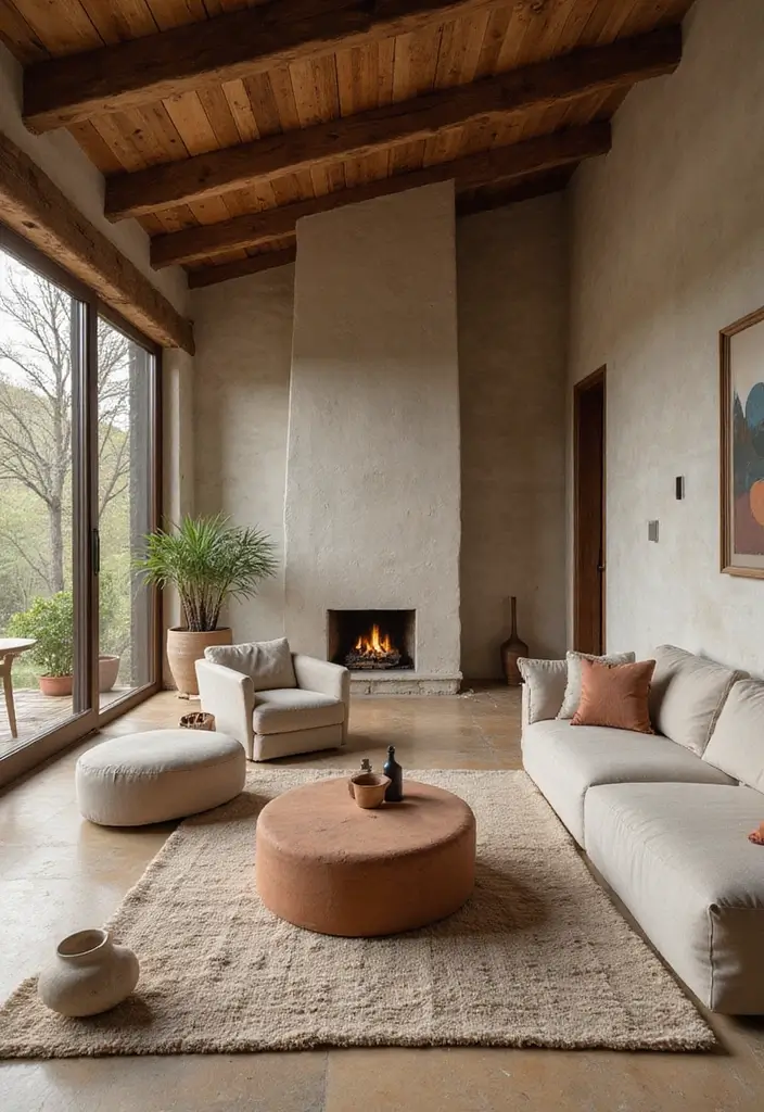 26 Living Room Ideas Modern Style for Effortless Sophistication 14 26 Living Room Ideas Modern Style for Effortless Sophistication - 14. Natural Materials