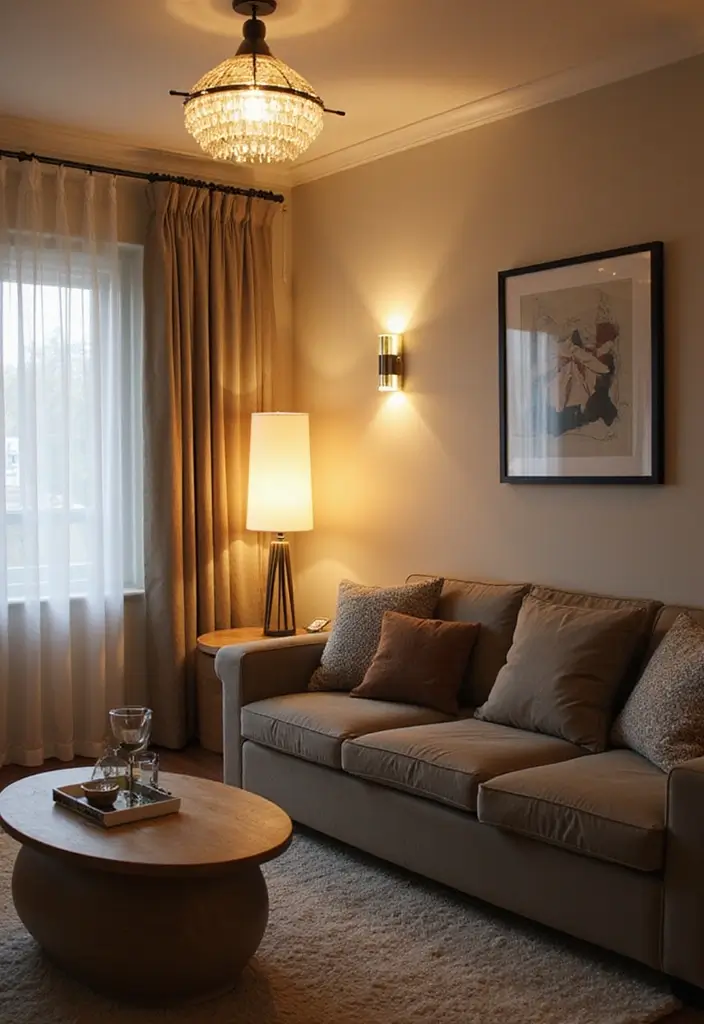 26 Living Room Ideas Modern Style for Effortless Sophistication 16 26 Living Room Ideas Modern Style for Effortless Sophistication - 16. Layered Lighting