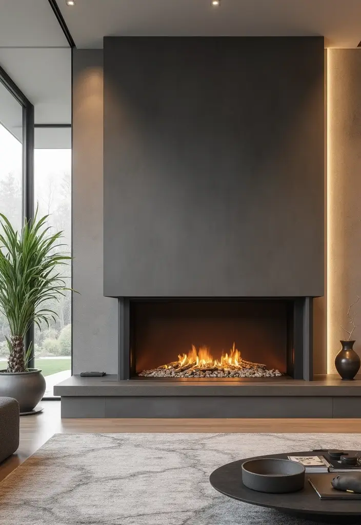 26 Living Room Ideas Modern Style for Effortless Sophistication 22 26 Living Room Ideas Modern Style for Effortless Sophistication - 22. Modern Fireplaces