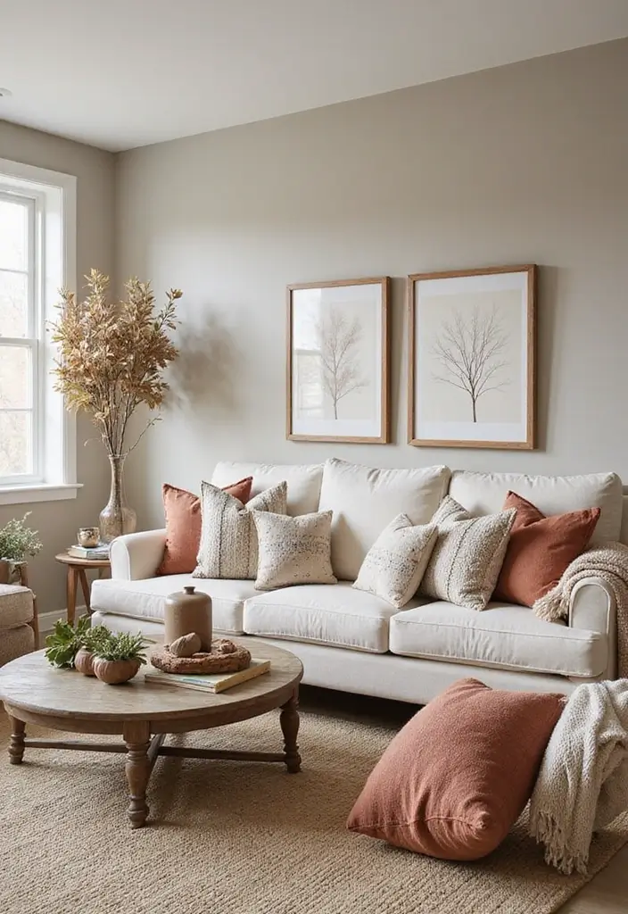 26 Living Room Ideas Modern Style for Effortless Sophistication 23 26 Living Room Ideas Modern Style for Effortless Sophistication - 23. Seasonal Decor Swaps