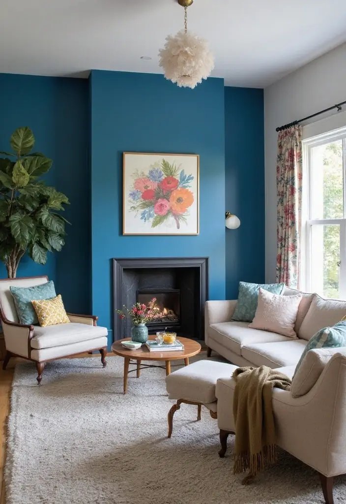 26 Living Room Ideas Modern Style for Effortless Sophistication 5 26 Living Room Ideas Modern Style for Effortless Sophistication - 5. Bold Color Statements