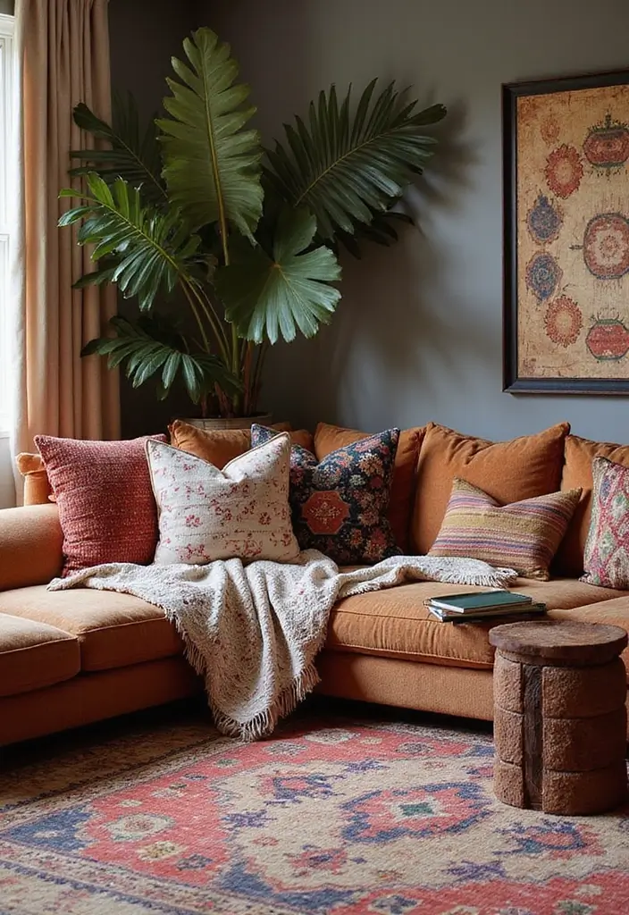 26 Luxury Living Room Inspirations to Elevate Your Home 21 26 Luxury Living Room Inspirations to Elevate Your Home - 21. Global Textiles