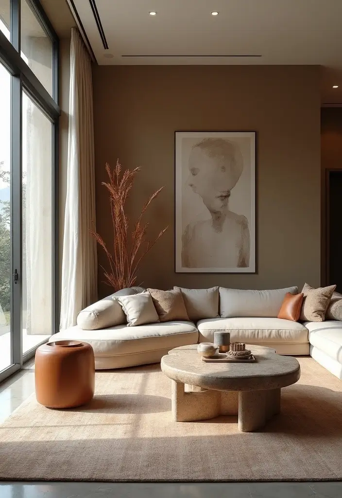 26 Luxury Living Room Inspirations to Elevate Your Home 24 26 Luxury Living Room Inspirations to Elevate Your Home - 24. Functional Art