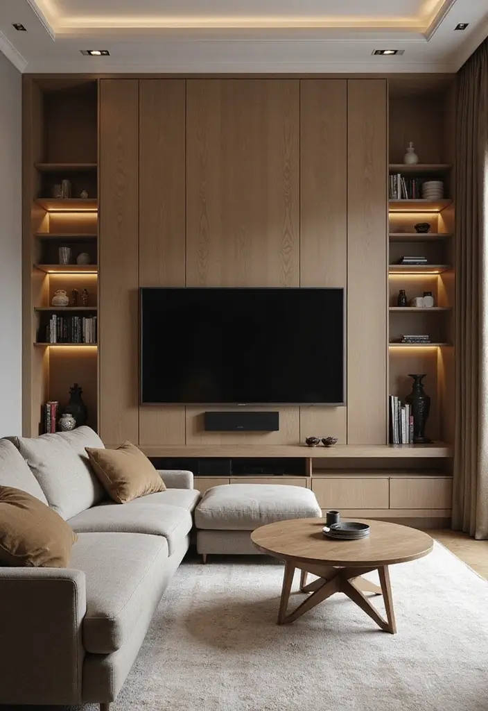 26 Luxury Living Room Inspirations to Elevate Your Home 25 26 Luxury Living Room Inspirations to Elevate Your Home - 25. Integrated Technology