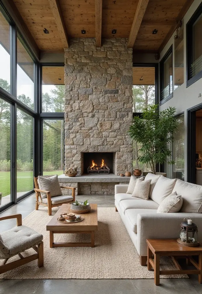 26 Luxury Living Room Inspirations to Elevate Your Home 26 26 Luxury Living Room Inspirations to Elevate Your Home - 26. Outdoor Connection