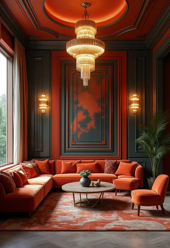 26 Luxury Living Room Inspirations to Elevate Your Home 4 26 Luxury Living Room Inspirations to Elevate Your Home - 4. Art Deco Revival