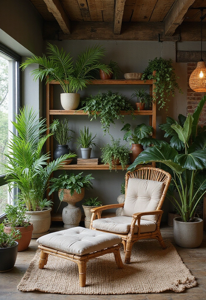 26 Luxury Living Room Inspirations to Elevate Your Home 9 26 Luxury Living Room Inspirations to Elevate Your Home - 9. Urban Jungle