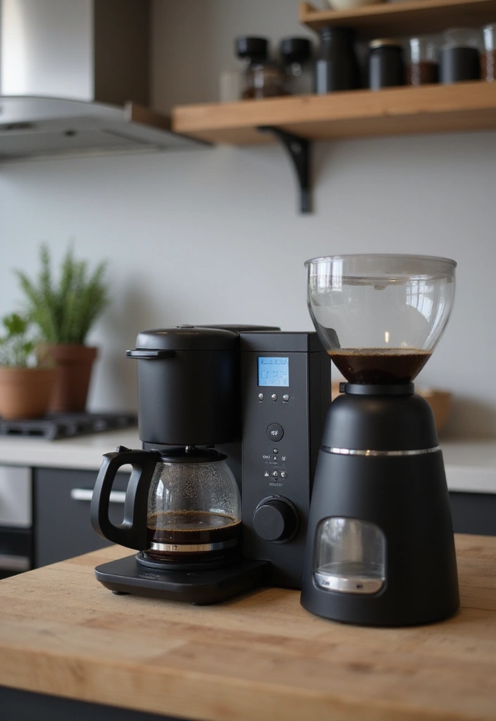 26 Modern Coffee Bar Ideas That Add a Cozy Vibe - 15. Smart Coffee Solutions