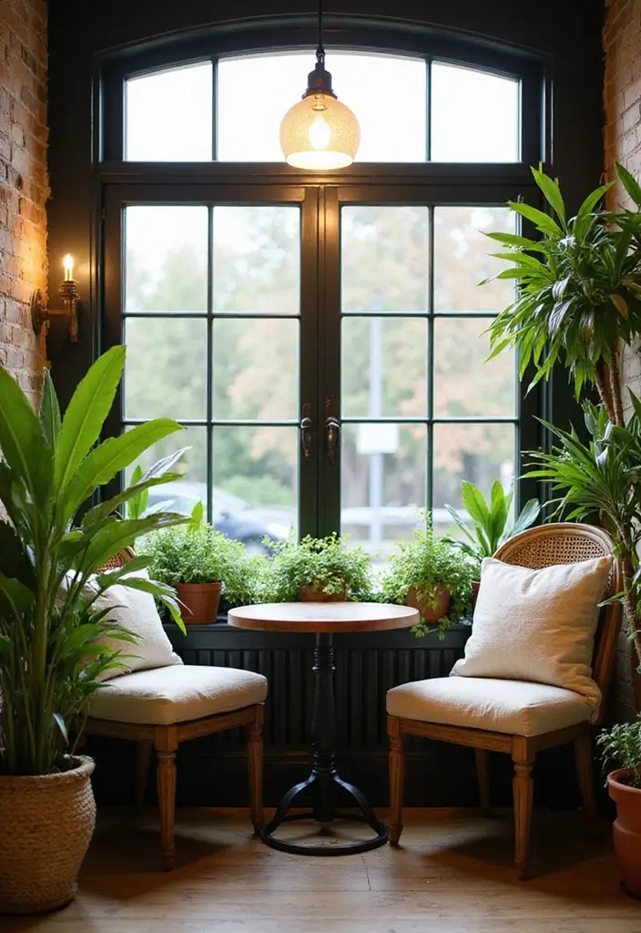 26 Modern Coffee Bar Ideas That Add a Cozy Vibe - 3. Nook with a View