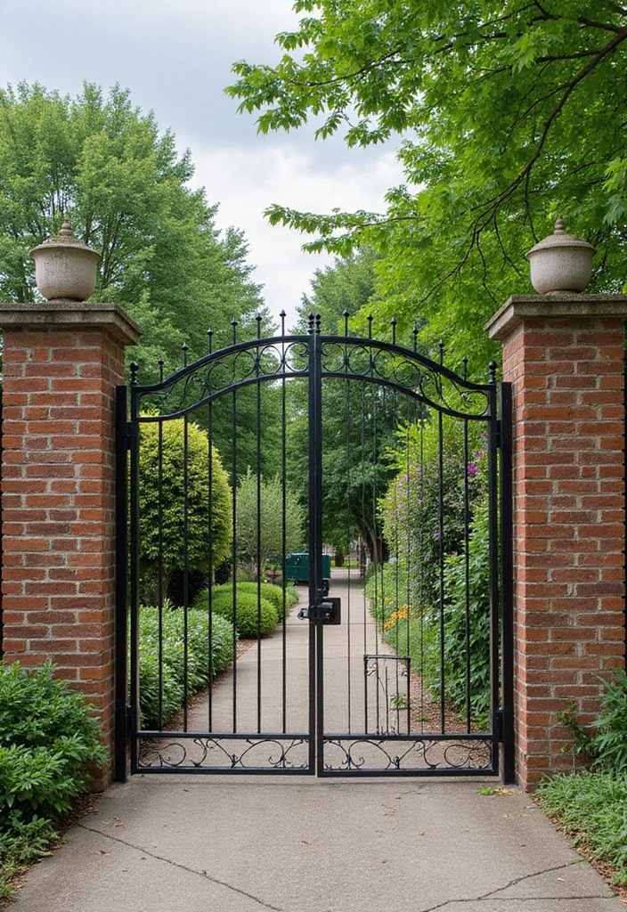 26 Modern Iron Gate Designs That Redefine Curb Appeal 17 26 Modern Iron Gate Designs That Redefine Curb Appeal - 17. Sustainable Manufacturing