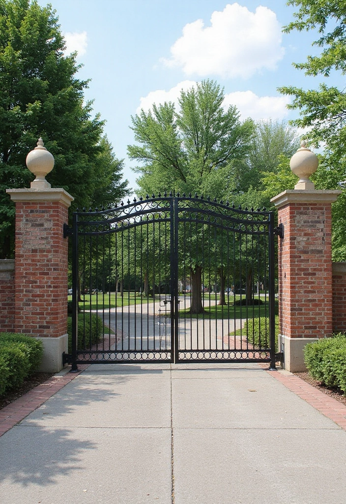 26 Modern Iron Gate Designs That Redefine Curb Appeal 24 26 Modern Iron Gate Designs That Redefine Curb Appeal - 24. Versatile Gate Options