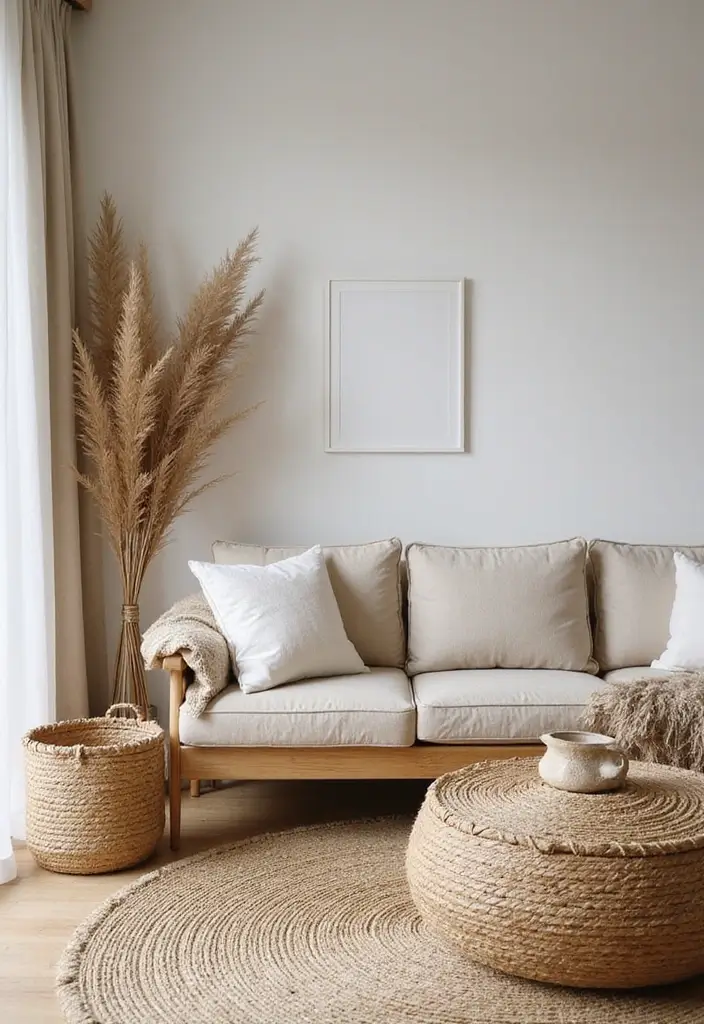 26 Modern Living Room Decor Trends to Try Now 13 26 Modern Living Room Decor Trends to Try Now - 13. Natural Textures