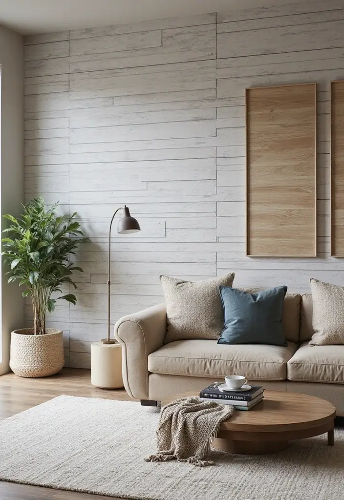 26 Modern Living Room Decor Trends to Try Now 16 26 Modern Living Room Decor Trends to Try Now - 16. Textured Walls