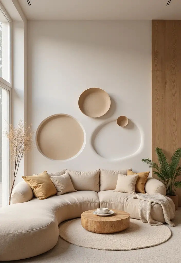 26 Modern Living Room Decor Trends to Try Now 23 26 Modern Living Room Decor Trends to Try Now - 23. Soft Curves and Organic Shapes