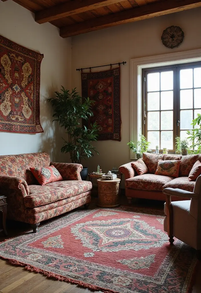 26 Modern Living Room Decor Trends to Try Now 25 26 Modern Living Room Decor Trends to Try Now - 25. Textiles with a Story