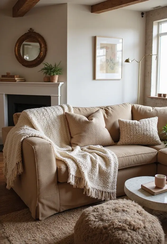 26 Modern Living Room Decor Trends to Try Now 4 26 Modern Living Room Decor Trends to Try Now - 4. Cozy Decor Accessories