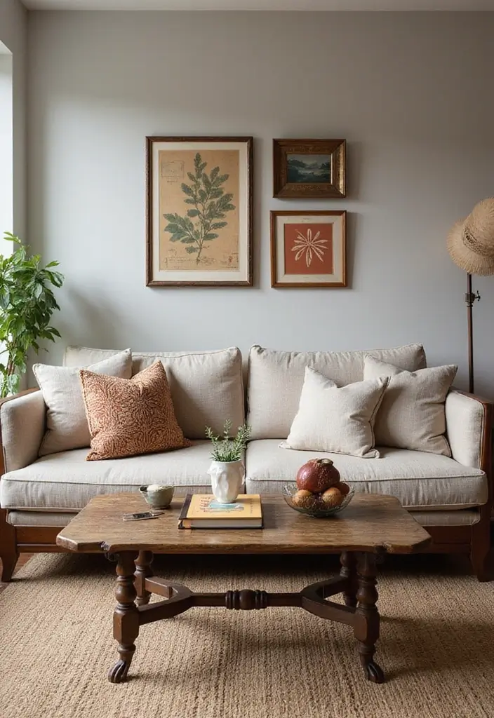 26 Modern Living Room Decor Trends to Try Now 7 26 Modern Living Room Decor Trends to Try Now - 7. Vintage Accents