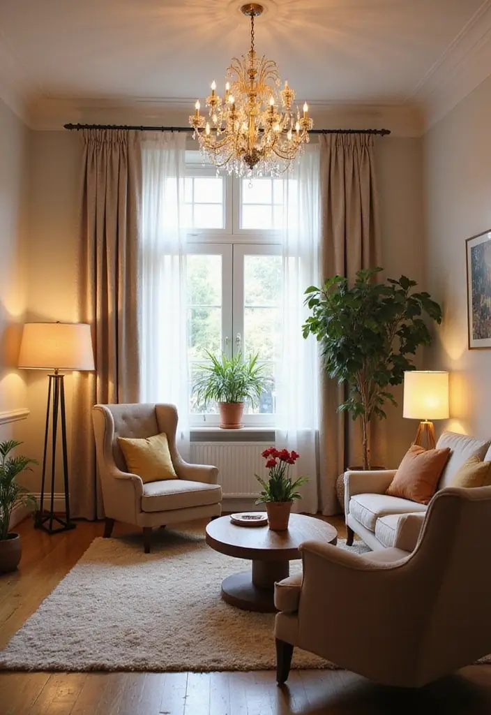 26 Modern Living Room Decor Trends to Try Now 8 26 Modern Living Room Decor Trends to Try Now - 8. Layered Lighting