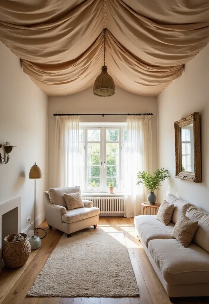 27 Ceiling Design Modern Looks That Elevate Any Room 19 27 Ceiling Design Modern Looks That Elevate Any Room - 19. Soft-Ceiling Treatments