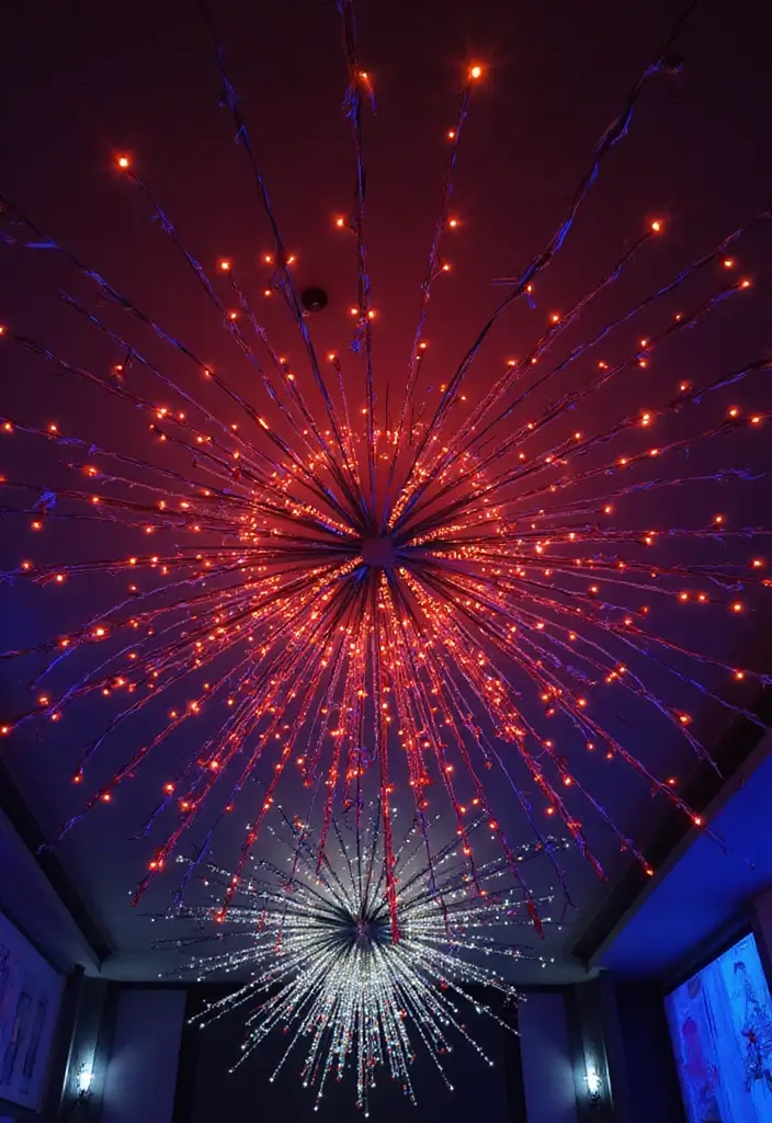 27 Ceiling Design Modern Looks That Elevate Any Room 21 27 Ceiling Design Modern Looks That Elevate Any Room - 21. Artistic Lighting Elements