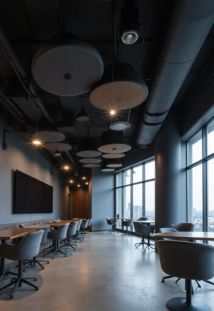 27 Ceiling Design Modern Looks That Elevate Any Room 23 27 Ceiling Design Modern Looks That Elevate Any Room - 23. Integrated Sound Solutions