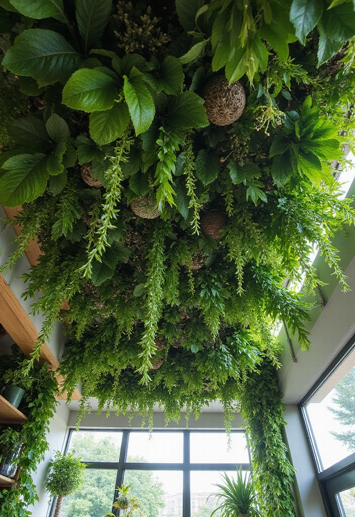 27 Ceiling Design Modern Looks That Elevate Any Room 9 27 Ceiling Design Modern Looks That Elevate Any Room - 9. Living Green Ceilings