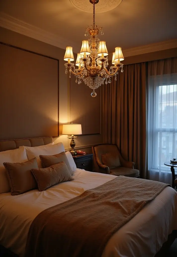 27 Luxury Bedroom Ideas That Define Modern Elegance 11 27 Luxury Bedroom Ideas That Define Modern Elegance - 11. Romantic Lighting Fixtures