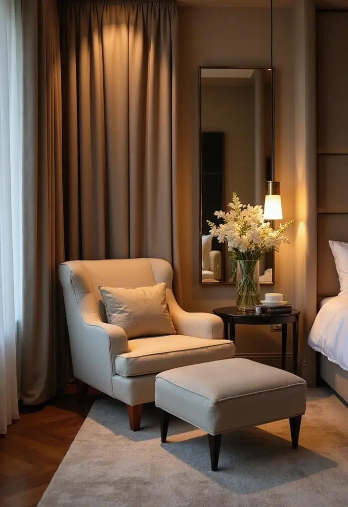 27 Luxury Bedroom Ideas That Define Modern Elegance 13 27 Luxury Bedroom Ideas That Define Modern Elegance - 13. Cozy Nooks