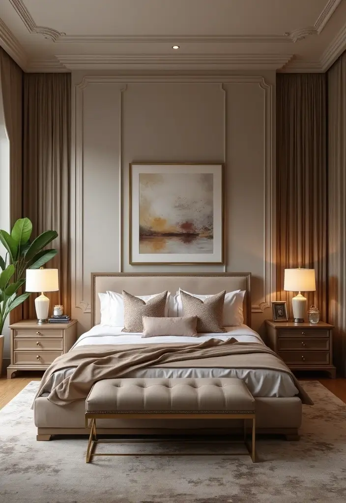 27 Luxury Bedroom Ideas That Define Modern Elegance 21 27 Luxury Bedroom Ideas That Define Modern Elegance - 21. High-End Furniture Pieces