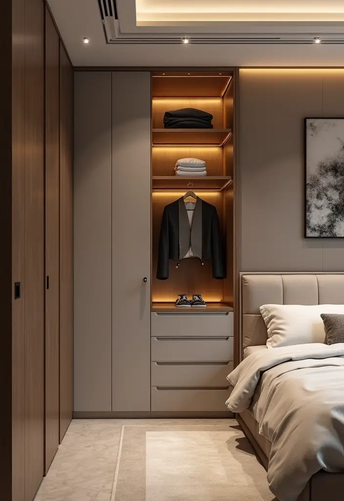 27 Luxury Bedroom Ideas That Define Modern Elegance 27 27 Luxury Bedroom Ideas That Define Modern Elegance - 27. Elegant Cloakrooms