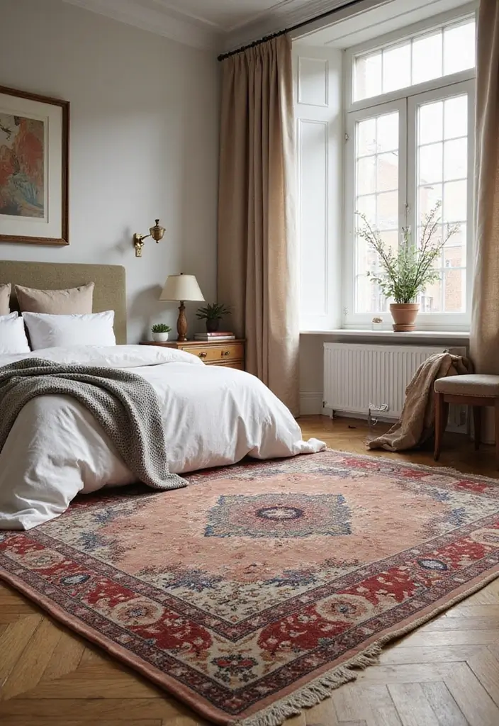 27 Luxury Bedroom Ideas That Define Modern Elegance 7 27 Luxury Bedroom Ideas That Define Modern Elegance - 7. Indulgent Rugs