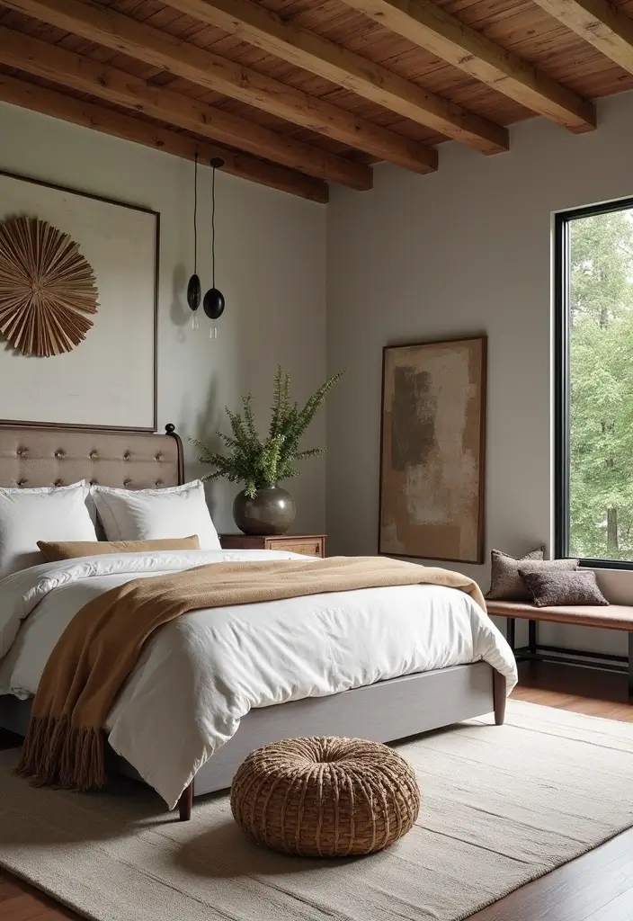 27 Master Bedroom Decor Modern Ideas for Timeless Comfort 22 27 Master Bedroom Decor Modern Ideas for Timeless Comfort - 22. Mix of Styles