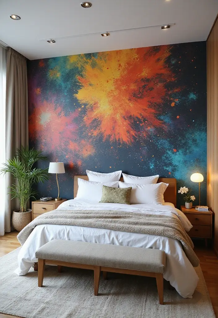 27 Master Bedroom Decor Modern Ideas for Timeless Comfort 23 27 Master Bedroom Decor Modern Ideas for Timeless Comfort - 23. Wall Murals